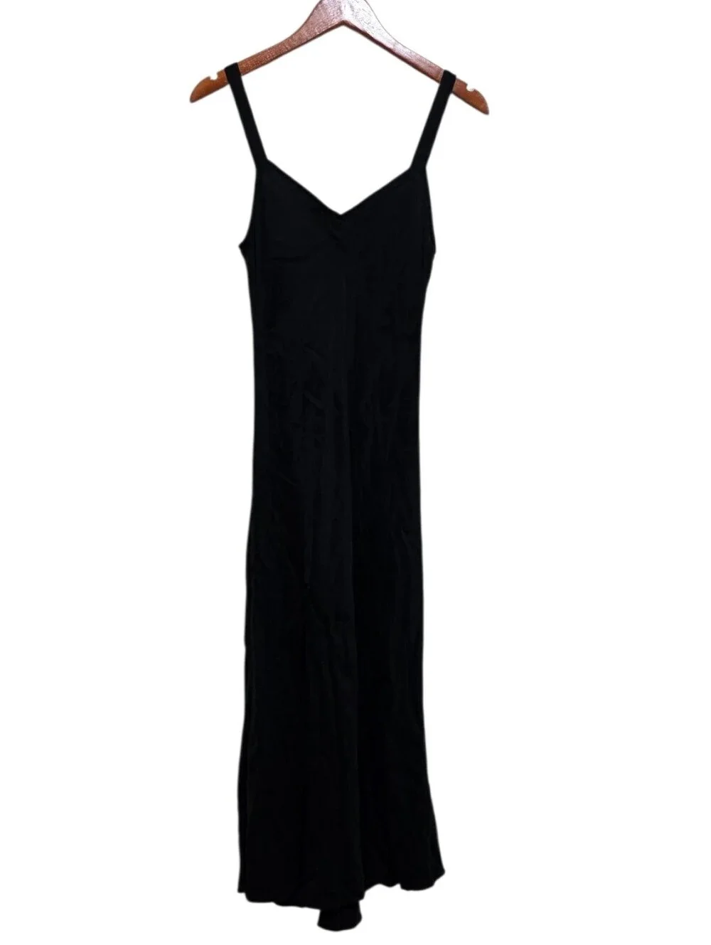 J. Crew Gwyneth V-neck slip dress in Black Size 2